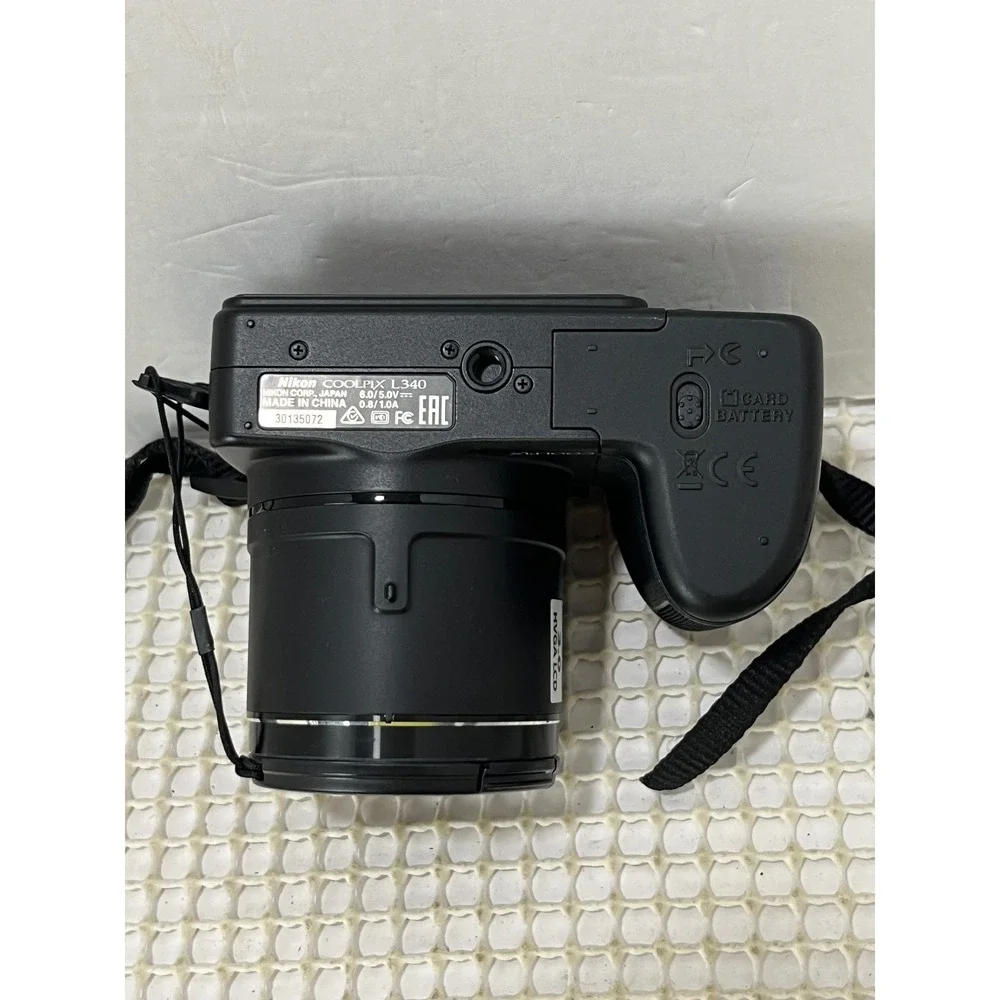 Nikon Coolpix L340 DigitalCamera Optical Zoom‎ Black-NOT WORKING-parts only